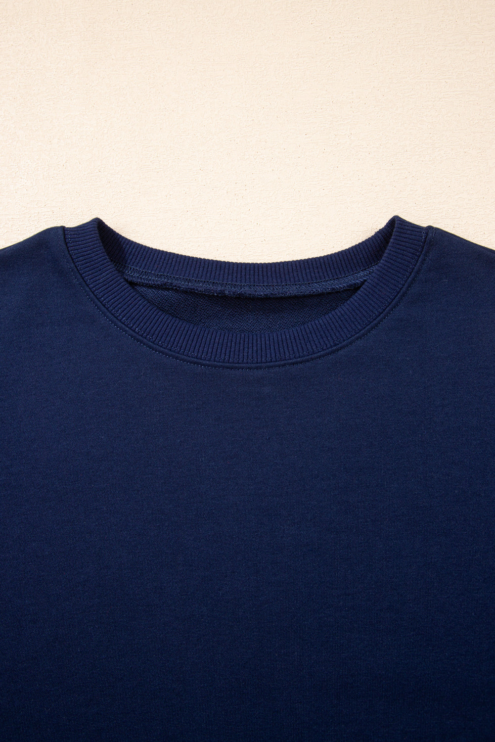 Fiery Red Varsity Stripe Detail Drop Shoulder Pullover Mini Skort Set